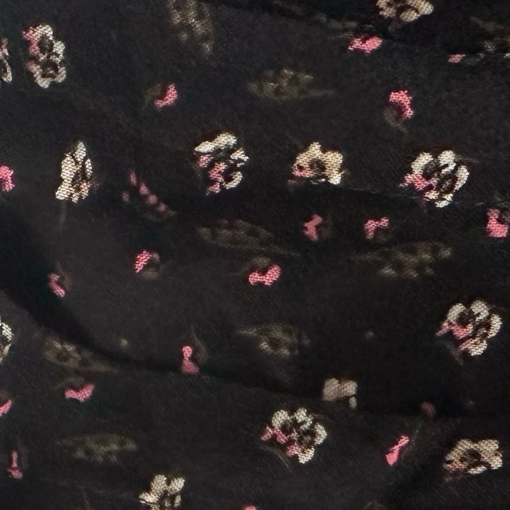 H&M bundle of Floral Black Dress and black dress like new - Picture 6 of 10